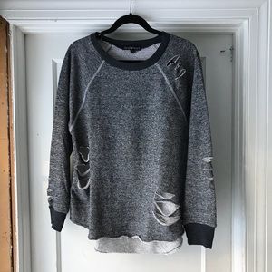 Derek Heart Scoop Neck Sweatshirt
